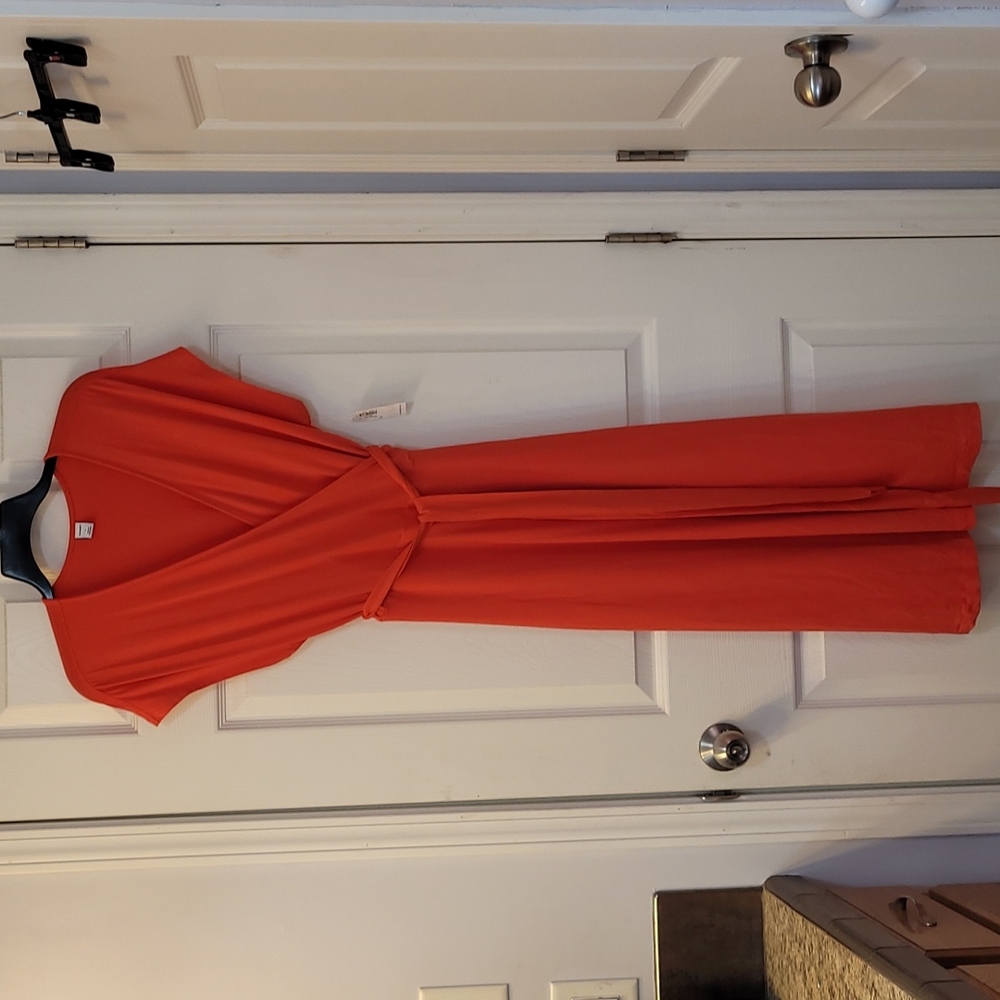 NWT, Old Navy, Short Sleeve Midi Wrap Dress Size Large